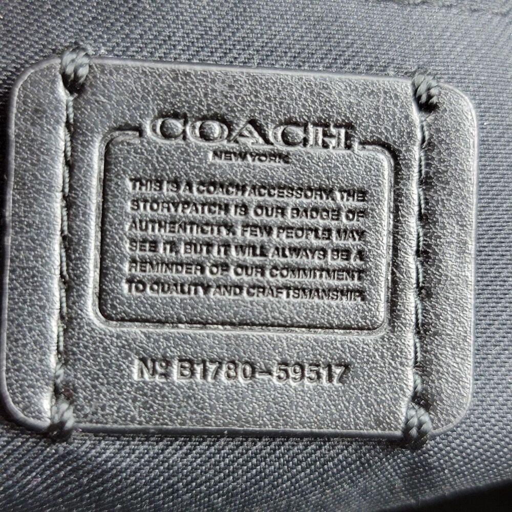 Coach Swagger Carryall Black Pebbled Leather Satchel Crossbody Bag Purse - Picture 4 of 15